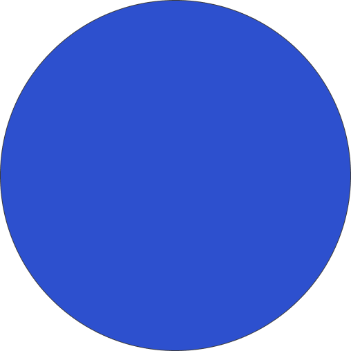 アクセントカラーは青色（2D50CE）です。